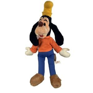 Vintage 1950s–60s Disney Goofy 24” Plush Doll – Rare Walt Disney Collectible